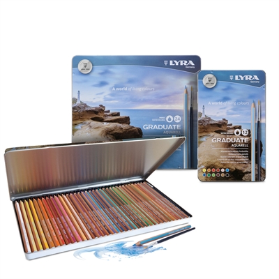 Matite Pastello Lyra Triple One – Confezione 12 Colori Assortiti – Atossiche